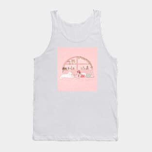 STAY AT HOME_JOURNALING Tank Top